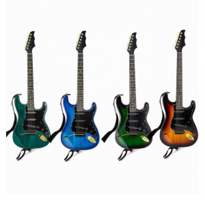 HUASHENG High Quality 39 Inch Electric Guitar Full Size Beginner’s Musical Instrument Kit With 25 Watt Amplifier