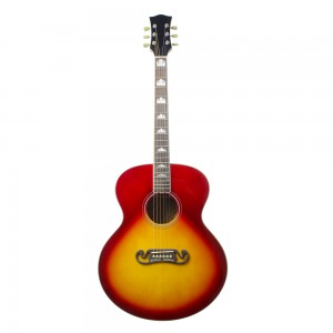 Professional 42-Inch Solid Spruce & Sapele Acoustic Guitar – No-Logo Stage-Ready Instrument for Adult Performers (Factory Direct)
