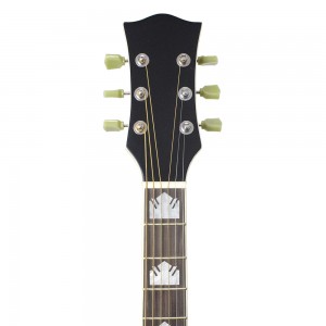 Professional 42-Inch Solid Spruce & Sapele Acoustic Guitar – No-Logo Stage-Ready Instrument for Adult Performers (Factory Direct)