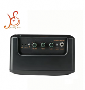 Mini Acoustic Guitar Amplifier Portable Desktop Bluetooth Speaker Multi-Instrument Amplifier for Guitar Ukulele Violin Indoor Desktop Performance Practice