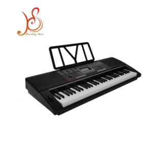 HUASHENG 61 Key Electronic Keyboard Piano, 300 Timbres 300 Rhythms LCD Display USB Player Teaching Digital Piano for Kids Beginners