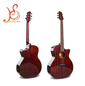 Basswood Electric Guitar, Maple Neck Guitar, Rosewood Fingerboard Guitar, Gloss Finish Electric Guitar, Multi-color Jazz Guitar, HUASHENG EGBS39-1