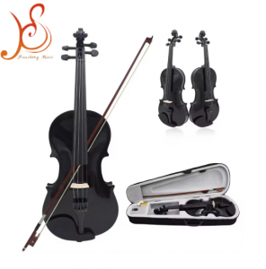 Pink 4/4 Handmade Violin Solid Spruce Wood Retro Matte High‑Quality for Adult Beginners Grade Examination Playing