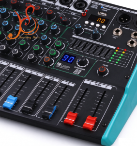 HSTK16 12 Mono Mic Input Audio Mixer Stereo Output Professional Sound Mixer Musical Instrument Accessory