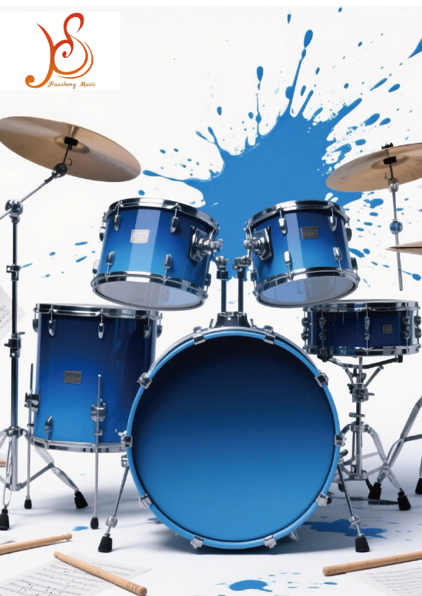 Blue drum kit