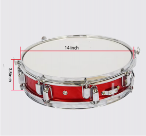 HUASHENG Popular 14 Inch Professional Small Drum Hand Percussion Instruments Wooden Materials Musical Drums for Children