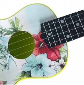 Wholesale 21Inch 4 Nylon String Toy Ukulele OEM ODM CUSTOM Carbon Fiber Ukulele Soprano for Kids Beginners