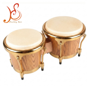 HUASHENG High-Quality African Djembe Drum, 7.5+8.5 Inch Natural Skin Bongo Percussion Instrument