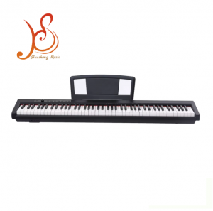 88 Keys Hammer Action Portable Digital Piano Keyboard, 128 Polyphony Reverb Effect, USB MIDI Function, Full‑Size Weighted Keys Digital Piano for Beginner
