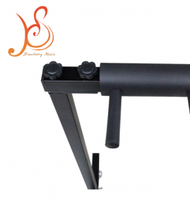 Black Steel 9 Guitar Multi-Head Stand Anti-Collision Sponge Padding-Heavy Duty Display Rack Electric/Acoustic/Bass Guitars