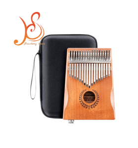 -Key Electric Kalimba Thumb Piano — Rosewood Nautilus Body with Built-in Pickup
