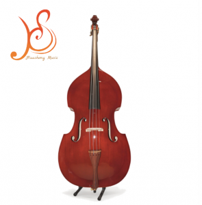 HUASHENG Premium String Bass 4/4 Size – Traditional Violin Shape Upright Bass for Jazz & Classical – Includes Bow & Gig Bag