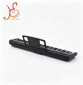 88 Keys Hammer Action Portable Digital Piano Keyboard, 128 Polyphony Reverb Effect, USB MIDI Function, Full‑Size Weighted Keys Digital Piano for Beginner