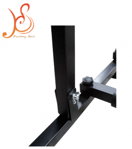 Black Steel 9 Guitar Multi-Head Stand Anti-Collision Sponge Padding-Heavy Duty Display Rack Electric/Acoustic/Bass Guitars