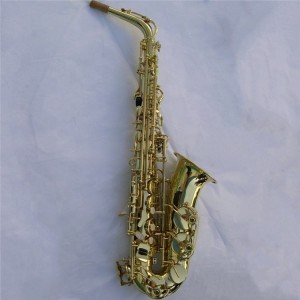 New Type Large Bell Instrument Trumpet Gold Plated Saxophone Alto Professional