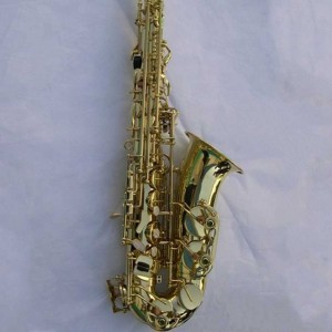 New Type Large Bell Instrument Trumpet Gold Plated Saxophone Alto Professional