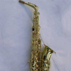 New Type Large Bell Instrument Trumpet Gold Plated Saxophone Alto Professional