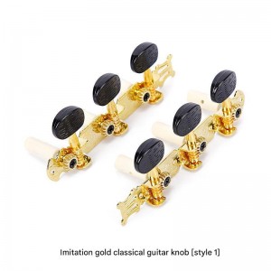 Fully Enclosed Electric Guitar String Knob Zinc Alloy Chord Knob Tuning Pegs for Guitar Musical Instrument