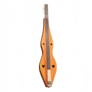 Huasheng YQ01 Handmade 4‑String Mountain Dulcimer, Mahogany Fingerboard Bluegrass Beginner Musical Instrume