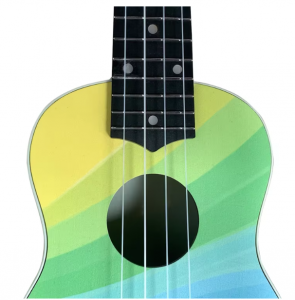 Wholesale 21Inch 4 Nylon String Toy Ukulele OEM ODM CUSTOM Carbon Fiber Ukulele Soprano for Kids Beginners