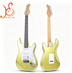 Factory Wholesale Carbonized ST Electric Guitar Poplar Solid Body Maple Neck Single Double Pickup Professional ST Electric Guitar for Adult Players Beginners Stage Performance