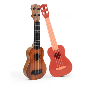 Popular Toy Musical Intstrument 4 Strings Ukulele Kid Educational Guitar Toy with Various Colors