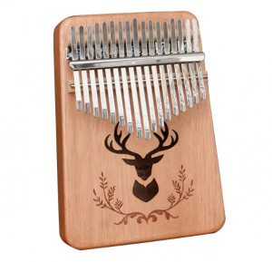 HUASHENG Kalimba Instrumento Musical OEM ODM CUSTOM 17 Keys Mahogany Kalimba Thumb Piano with Various Colors Patterns