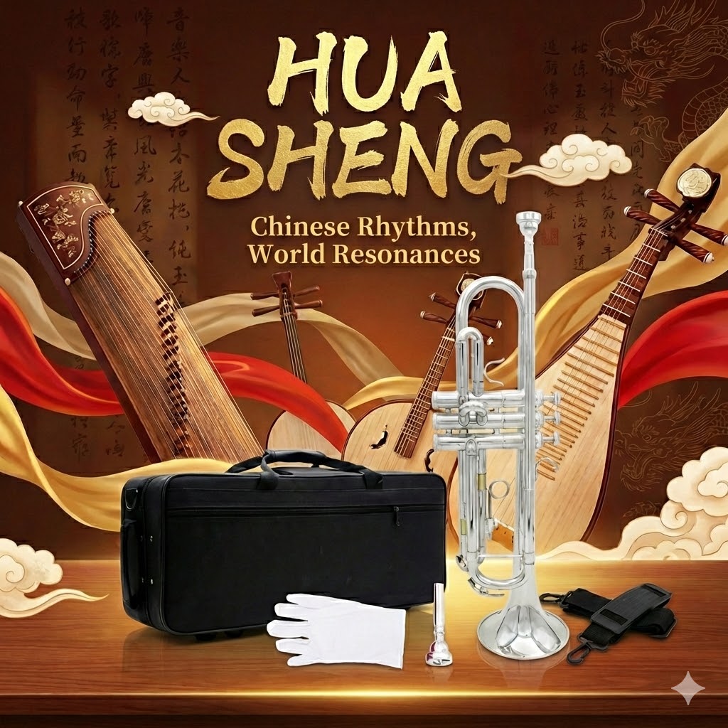 Cup your hands around the trumpet